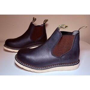 ROCKROOSTER Capitola Steel Toe Slip On Work Boots | Men's Size 10